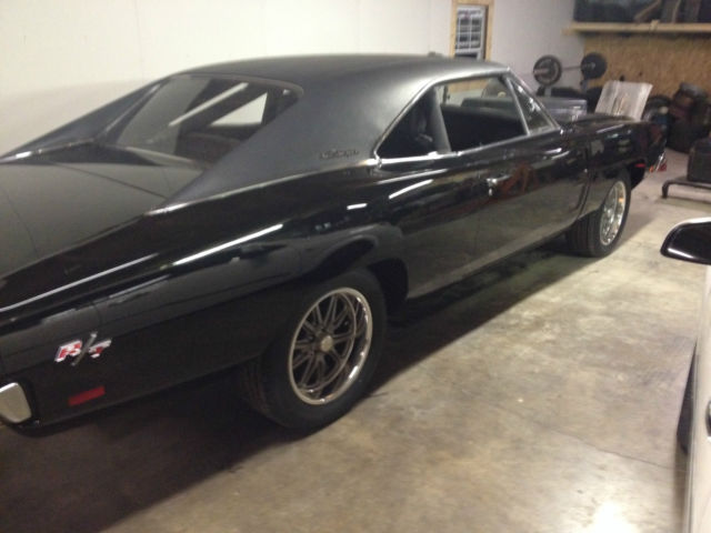 1969 Black Dodge Charger Hardtop