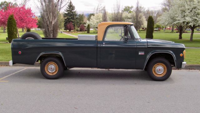 1969 Green / Gold Dodge Other Pickups Regular Cab Truck
