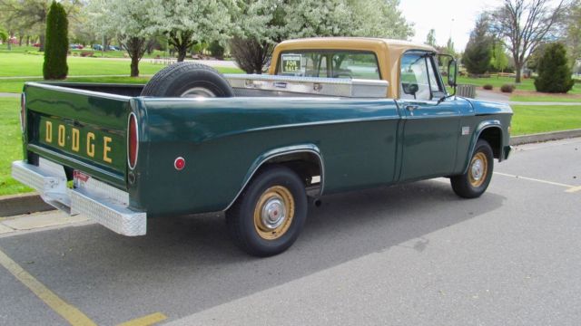 1969 Green / Gold Dodge Other Pickups Regular Cab Truck