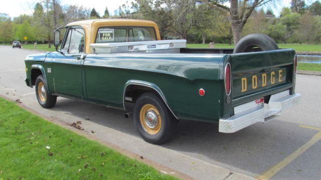 1969 Green / Gold Dodge Other Pickups Regular Cab Truck