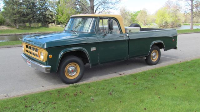 1969 Green / Gold Dodge Other Pickups Regular Cab Truck