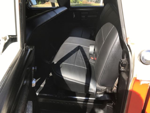 1969 white/orange Dodge Other Pickups Extended Crew Cab Pickup