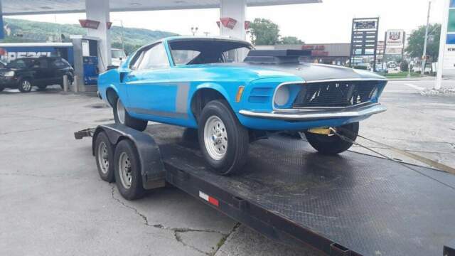1969 Blue Ford Mustang Fastback
