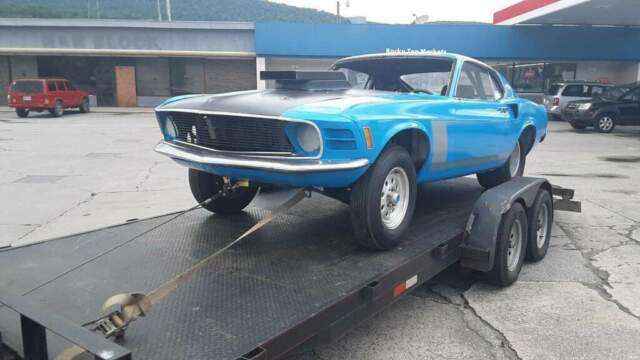 1969 Blue Ford Mustang Fastback