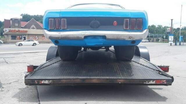 1969 Blue Ford Mustang Fastback