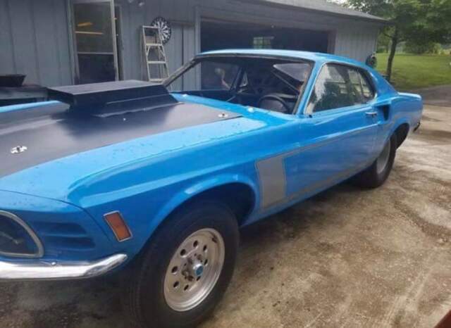 1969 Blue Ford Mustang Fastback
