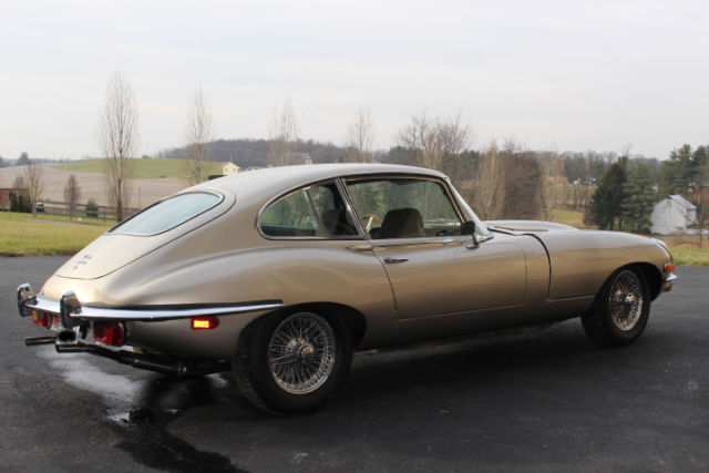 1969 Gold Sand (Authentic Jaguar color) Jaguar E-Type Coupe
