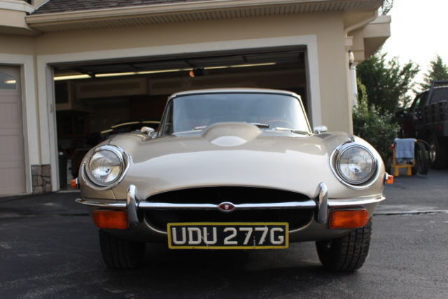 1969 Gold Sand (Authentic Jaguar color) Jaguar E-Type Coupe