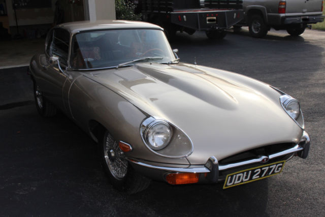 1969 Gold Sand (Authentic Jaguar color) Jaguar E-Type Coupe