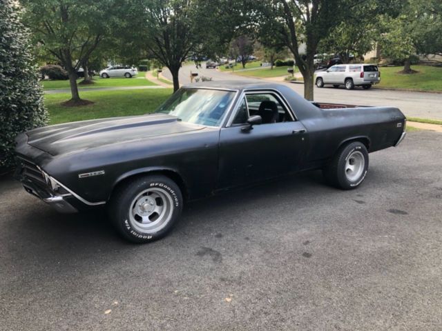 1969 Black Chevrolet El Camino