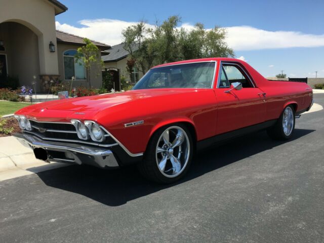 1969 Red Chevrolet El Camino