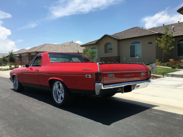 1969 Red Chevrolet El Camino