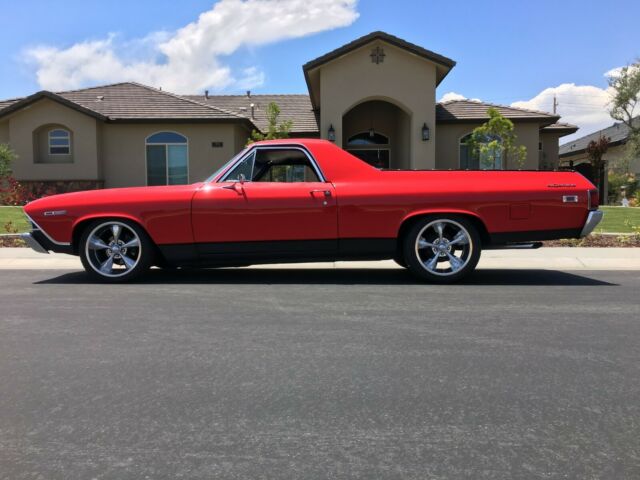 1969 Red Chevrolet El Camino