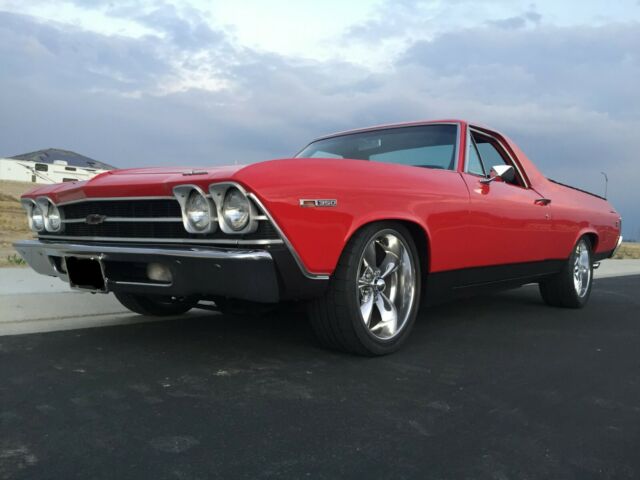1969 Red Chevrolet El Camino