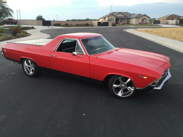 1969 Red Chevrolet El Camino
