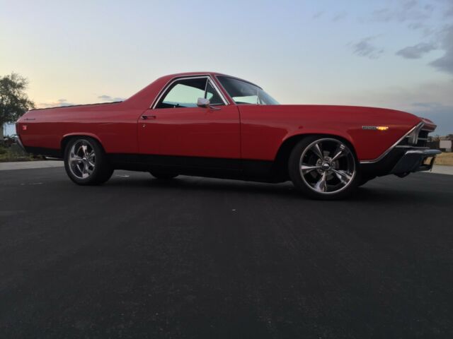 1969 Red Chevrolet El Camino