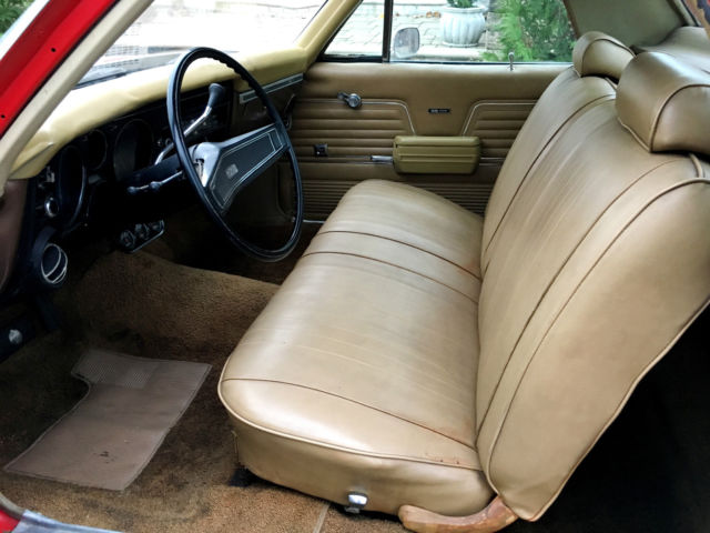 1969 Red Chevrolet El Camino Standard Cab Pickup