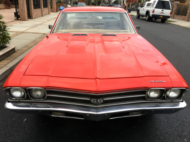 1969 Red Chevrolet El Camino Standard Cab Pickup