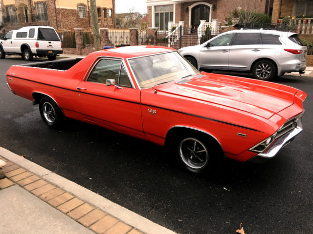 1969 Red Chevrolet El Camino Standard Cab Pickup