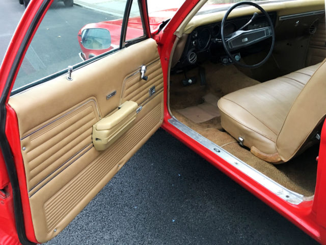 1969 Red Chevrolet El Camino Standard Cab Pickup