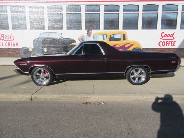 1969 Black Cherry Chevrolet Chevelle Standard Cab Pickup
