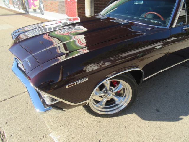 1969 Black Cherry Chevrolet Chevelle Standard Cab Pickup