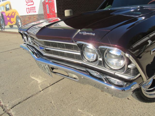 1969 Black Cherry Chevrolet Chevelle Standard Cab Pickup