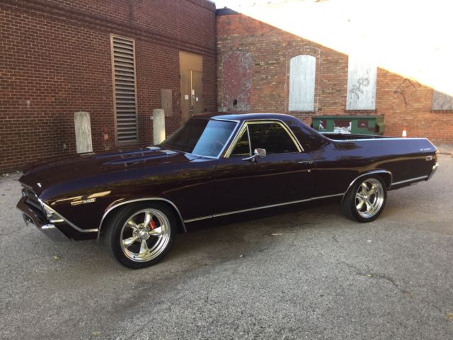 1969 Black Cherry Chevrolet Chevelle Standard Cab Pickup