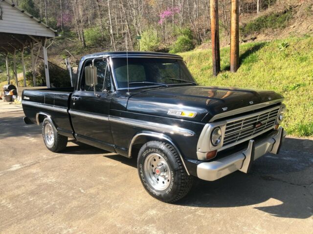 1969 Black Ford F-100