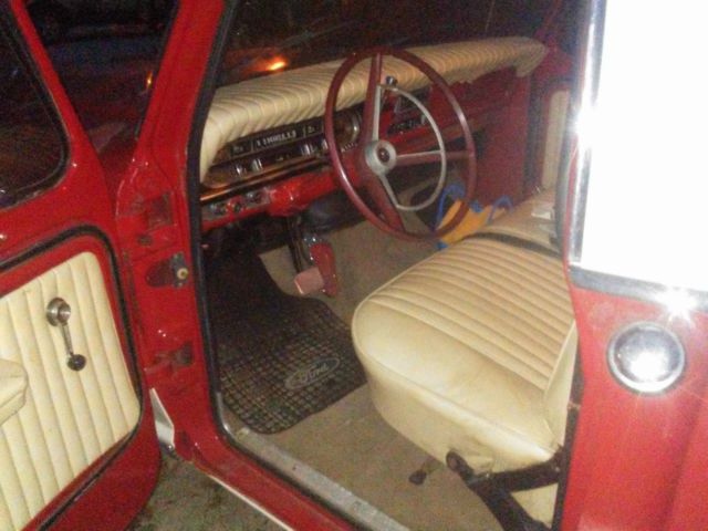 1969 Red and White Ford F-100 Pick up