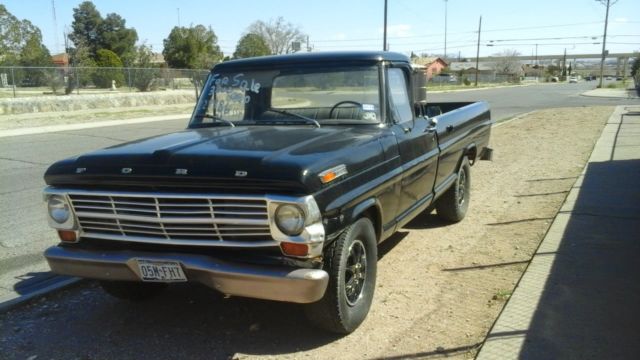 1969 Black Ford F-100