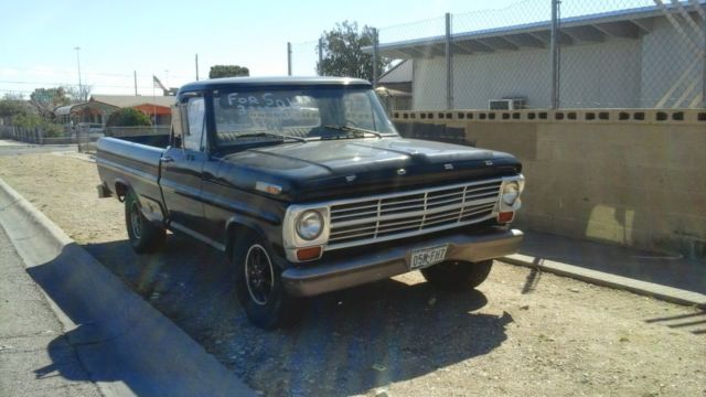 1969 Black Ford F-100