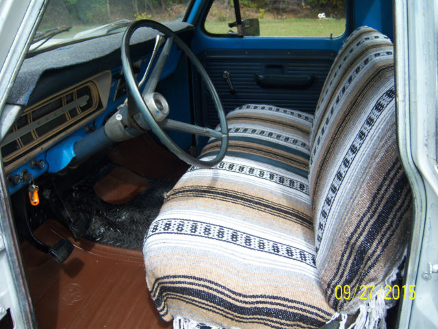 1969 White Ford F-100 Standard Cab Pickup