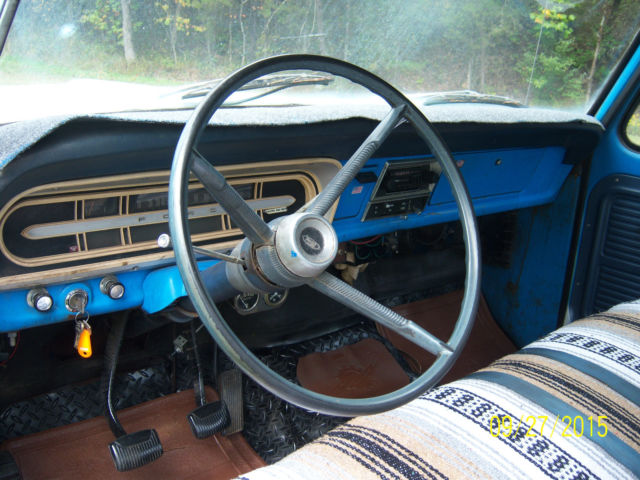 1969 White Ford F-100 Standard Cab Pickup
