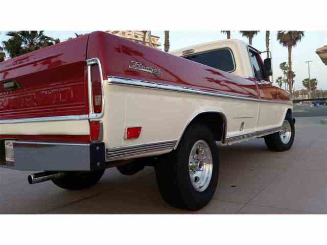 1969 Red Ford F-100 Standard Cab Pickup