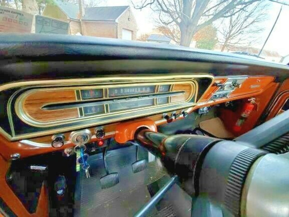 1969 Orange _ White Ford F-250 Standard Cab Long Bed