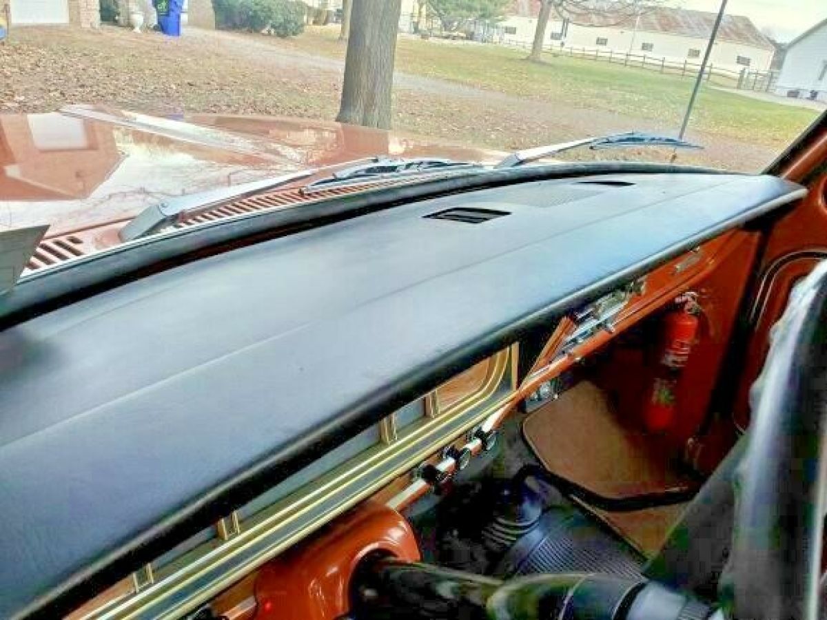 1969 Orange _ White Ford F-250 Standard Cab Long Bed