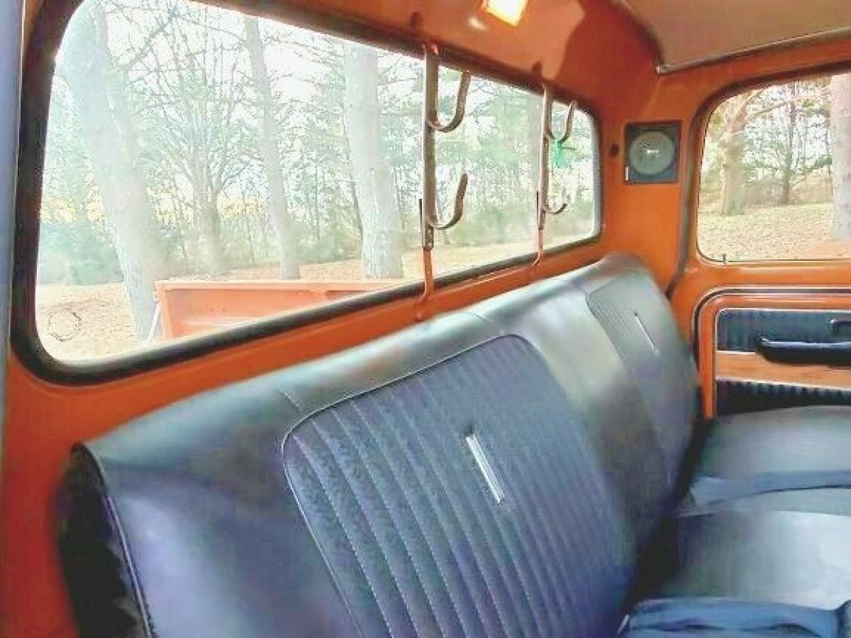 1969 Orange _ White Ford F-250 Standard Cab Long Bed