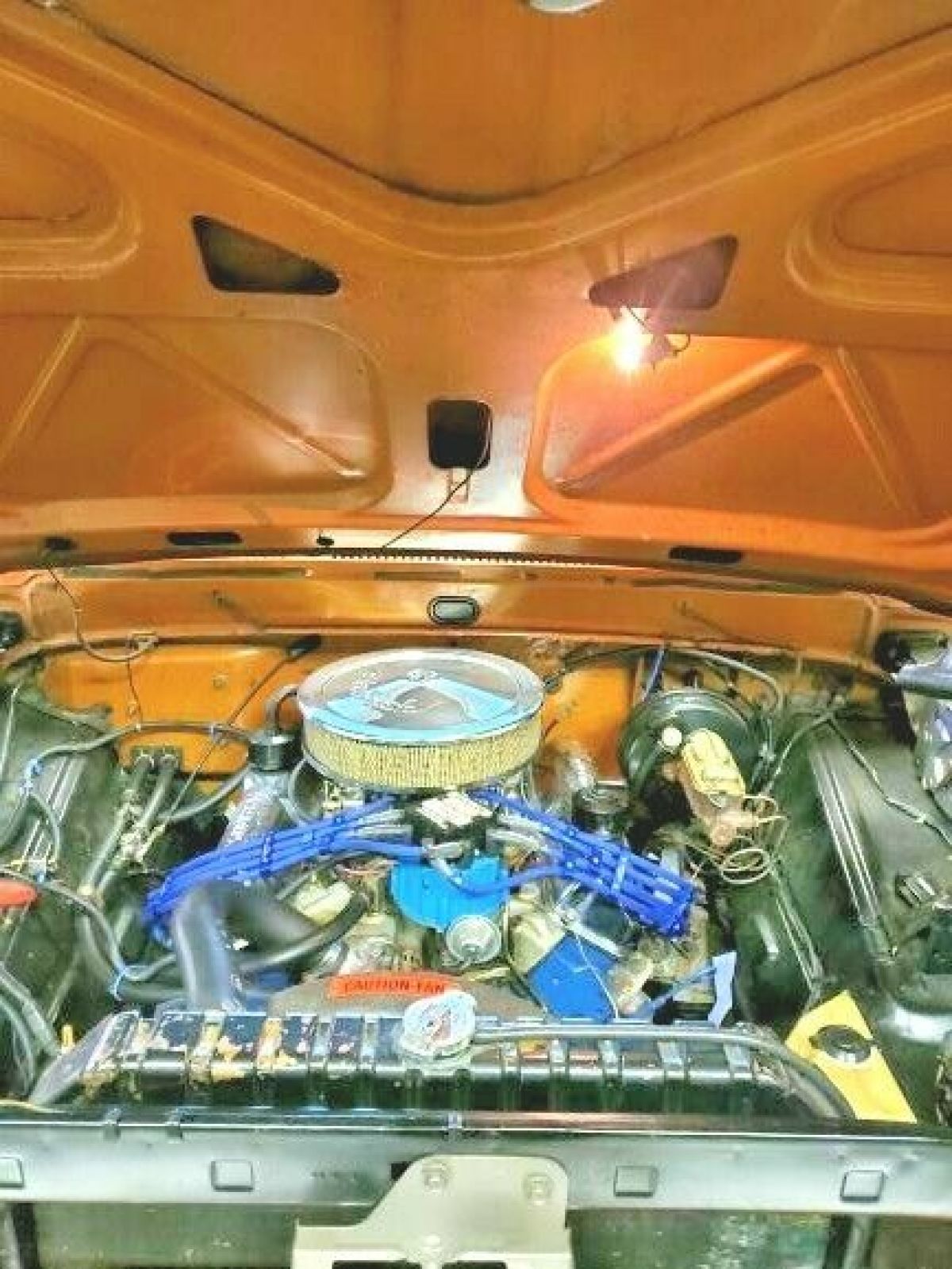 1969 Orange _ White Ford F-250 Standard Cab Long Bed