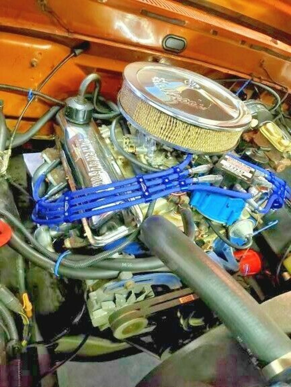 1969 Orange _ White Ford F-250 Standard Cab Long Bed