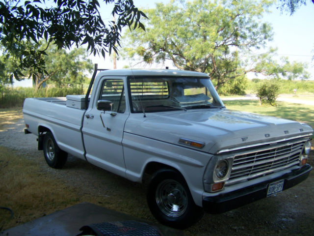 1969 White Ford F-100 Standard Cab Pickup