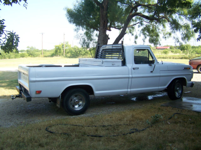 1969 White Ford F-100 Standard Cab Pickup