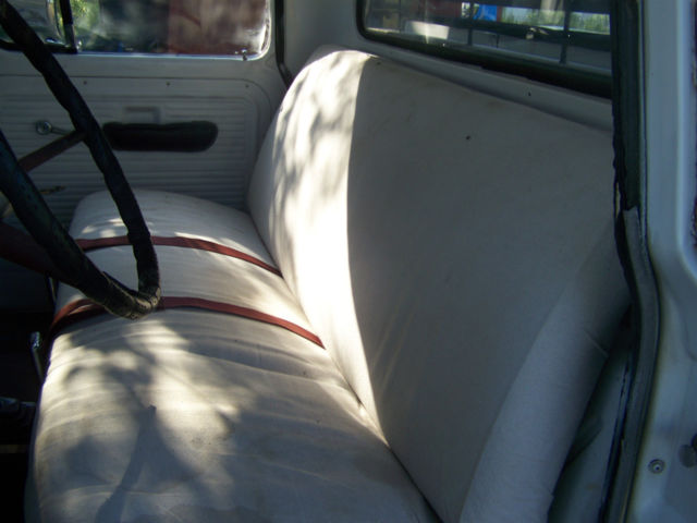 1969 White Ford F-100 Standard Cab Pickup