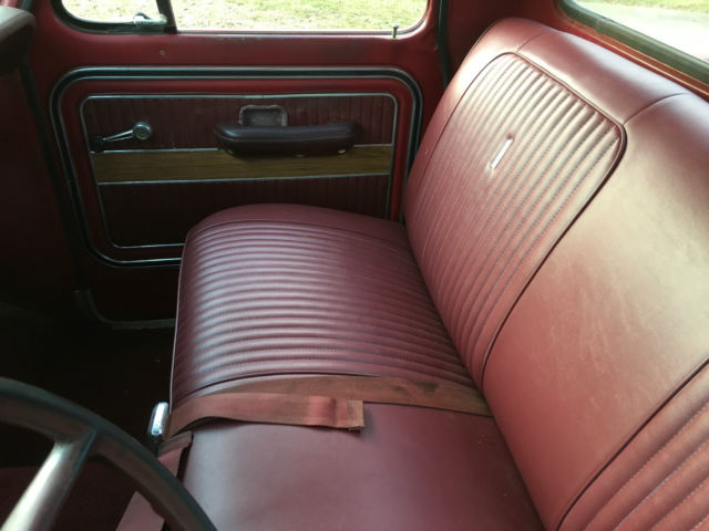 1969 Red Ford F-100 Short Bed Pick-Up