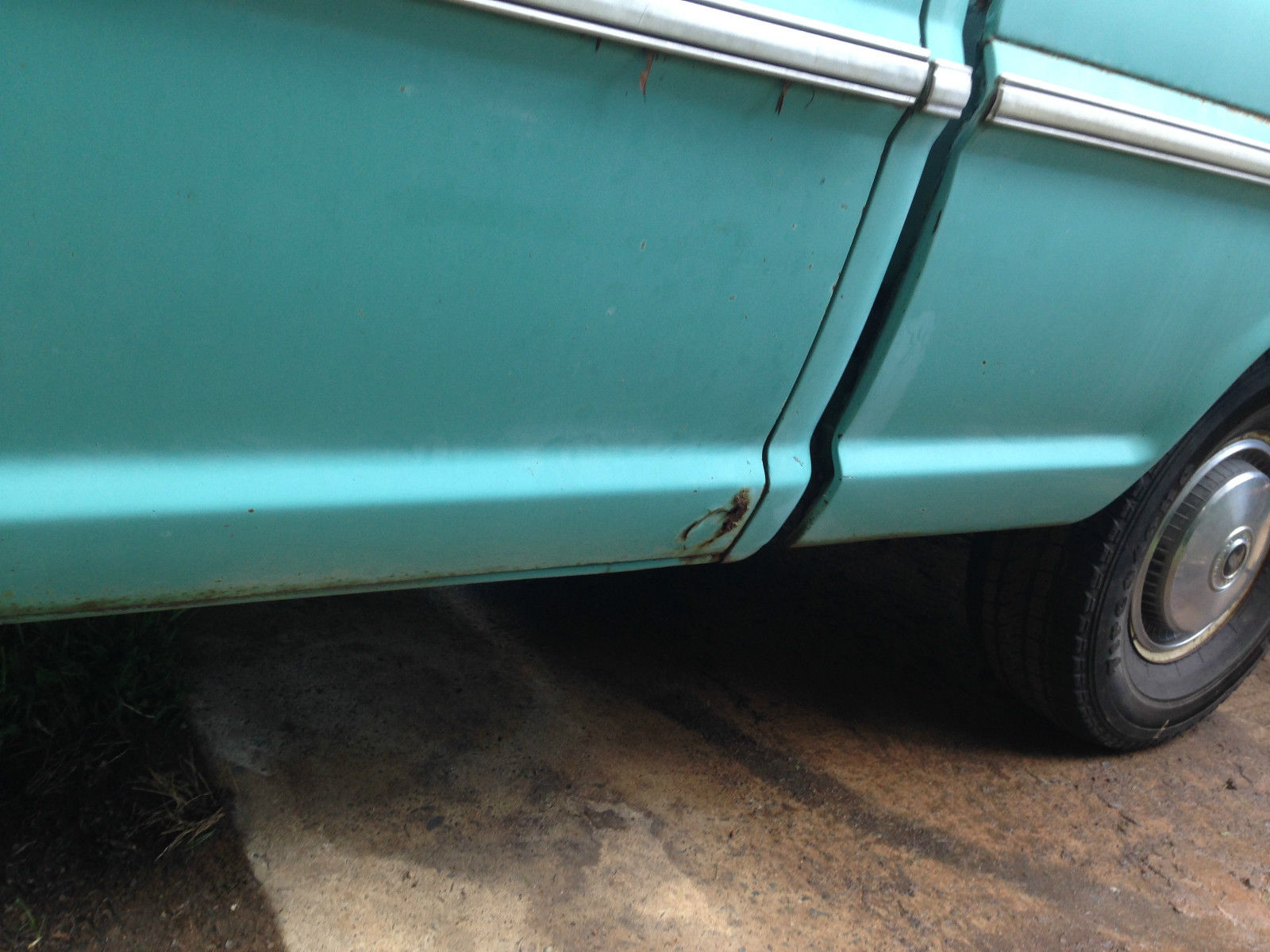 1969 Teal Ford F-100 Single Cab