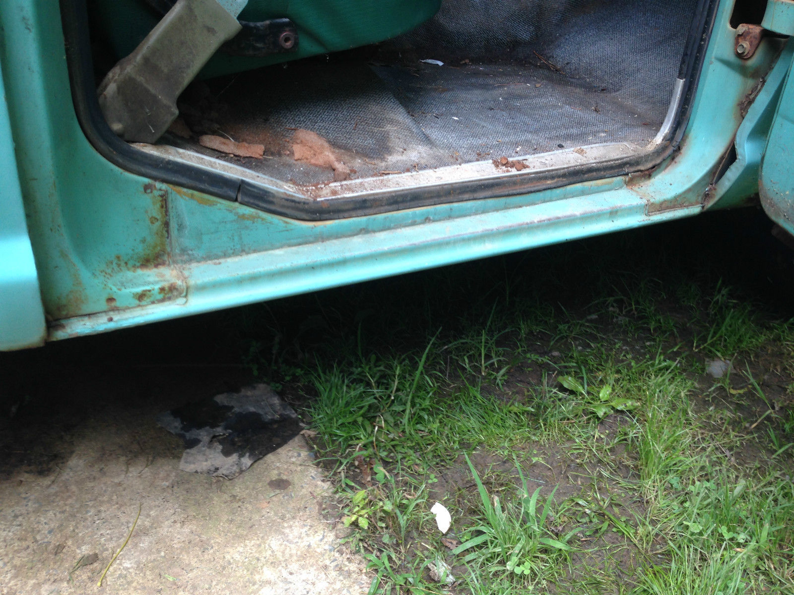 1969 Teal Ford F-100 Single Cab