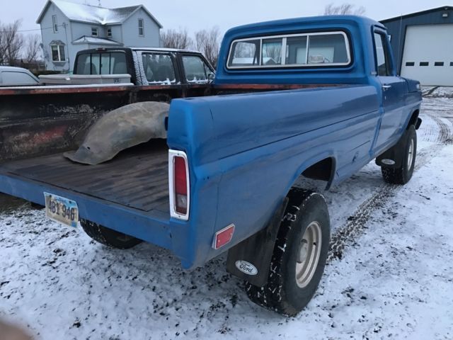 1969 deep gloss blue Ford F-250