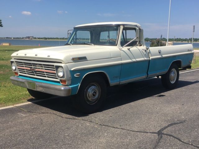 1969 Blue Ford F-250 Standard Cab Pickup