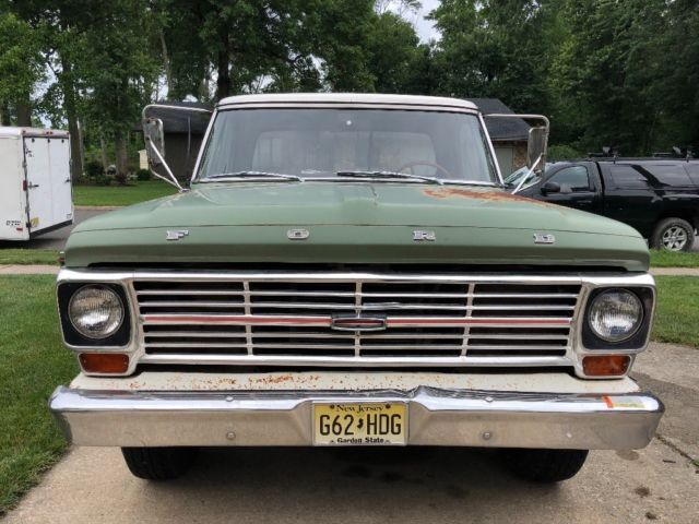 1969 Blue Ford F-250 Standard Cab Pickup