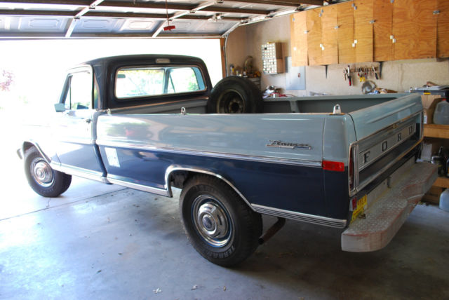 1969 Blue Ford F-250 Standard Cab Pickup